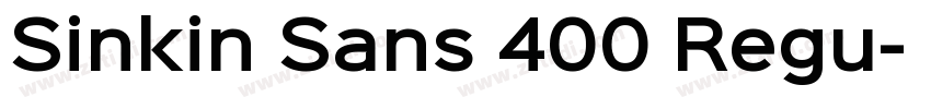 Sinkin Sans 400 Regu字体转换